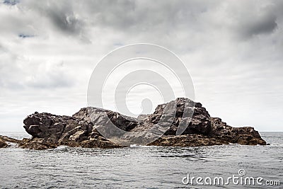 Coastline of england Stock Photo