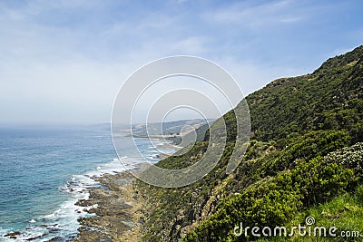 Coastline 1 on the Great Ocean Road, Southern Victoria Stock Photo