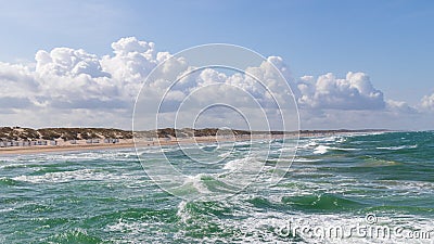 The coastline of LÃ¸kken Stock Photo