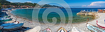 Coastline of Noli, Italy Editorial Stock Photo