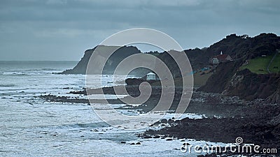 The coastline of Ventnor on the Isle of Wight Stock Photo