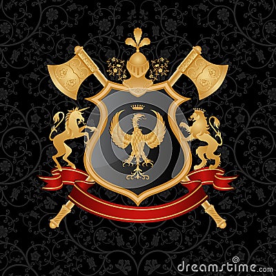 Coat of arms Vector Illustration