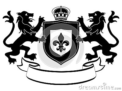 Coat of arms Vector Illustration