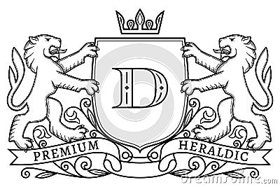 Coat of the arms 11 Vector Illustration