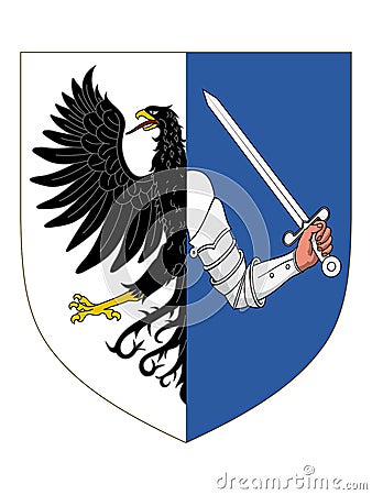 Coat of Arms of Connacht Vector Illustration