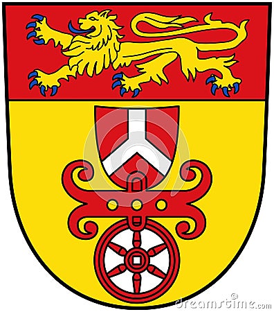 Coat of arms of the GÃ¶ttingen district. Germany Stock Photo