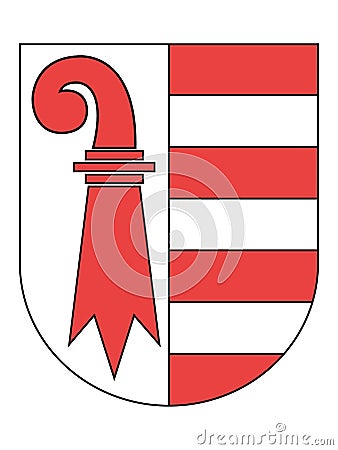 Coat of Arms of Jura Vector Illustration