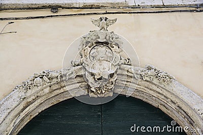 Coat of arms of a noble family Stock Photo