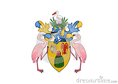 Coat of arms of Turks and Caicos Stock Photo