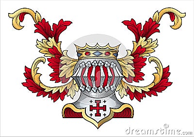 Coat of arms vector Vector Illustration