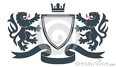 Coat of the arms 01 Vector Illustration