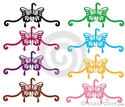 Coat hanger Vector Illustration