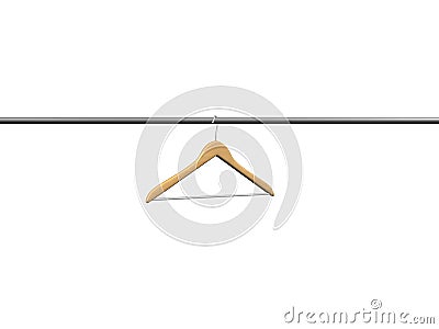 Coat hanger Stock Photo