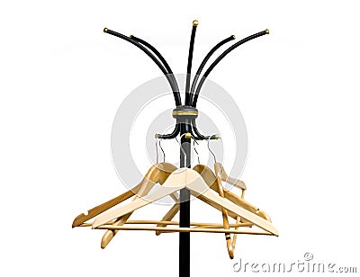 Coat-hanger Stock Photo