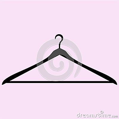 Coat hanger vector Vector Illustration