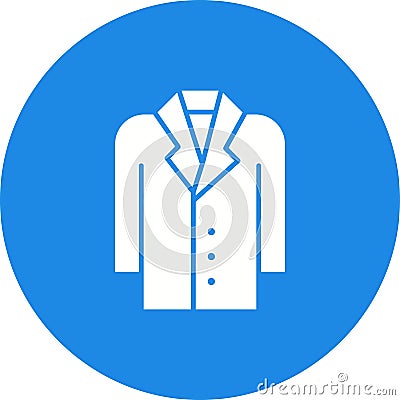 Coat icon vector image. Vector Illustration