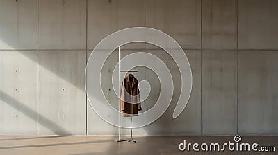 Editorial Style Photograph Of A Coat Stand In Minimalist Environment Stock Photo