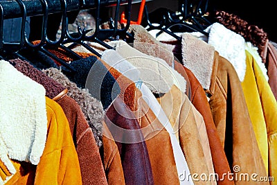 Coats Stock Photo