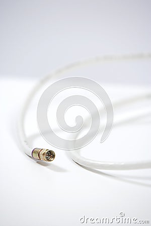 Coax Video Cable Stock Photo