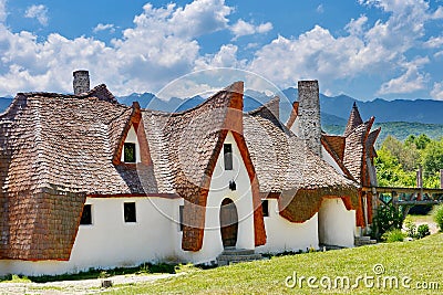 Cob Clay House Editorial Stock Photo