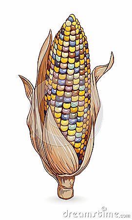 Corn Vector Illustration