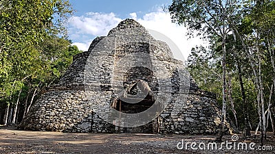 The Coba ruins Stock Photo
