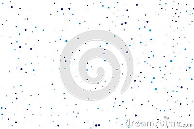 Cobalt Confetti Random. Azure Round Explosion. Blue Falling Celebrate. Navy Glitter Celebrate. Indigo Bubble Wedding. Texture Crea Stock Photo