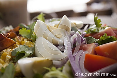 Cobb Salad Stock Photo