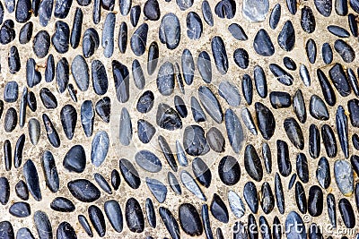 Cobble stone background Stock Photo