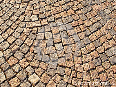 Cobble stone path Stock Photo