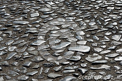 Cobbled road Stock Photo