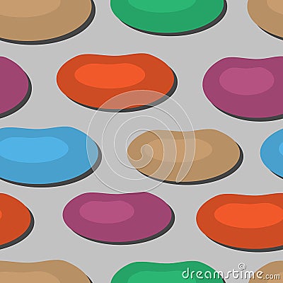 Cobblestone seamless Vector Illustration