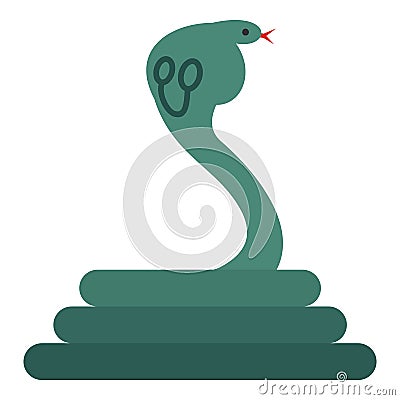 Cobra icon isolated Vector Illustration