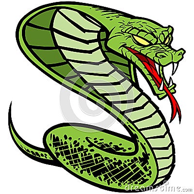 Cobra Tattoo Vector Illustration