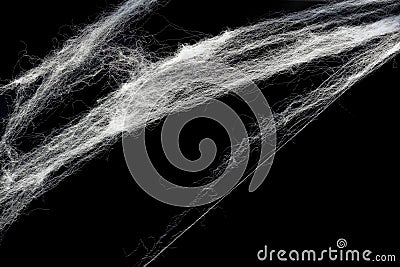 Long cobweb overlay Stock Photo