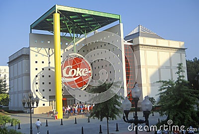 Former world of Coca-Cola, Atlanta, GA Editorial Stock Photo