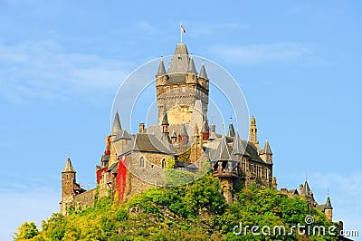 Cochem Castle Stock Photo