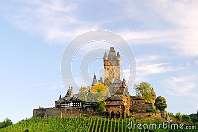 Cochem Castle Stock Photo