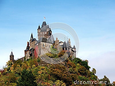 Cochem Castle, Mosella, Germany Stock Photo