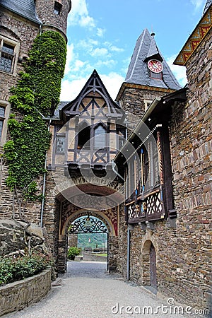 Cochem Castle Editorial Stock Photo