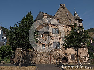 Cochem is the seat of and the biggest town in the Cochem-Zell district in Rhineland-Palatinate, Germany. Stock Photo