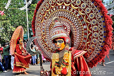 Cochin Carnival 2015 Editorial Stock Photo