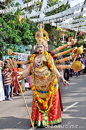 Cochin Carnival 2015 Editorial Stock Photo