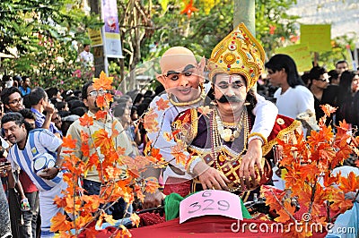 Cochin Carnival 2015 Editorial Stock Photo