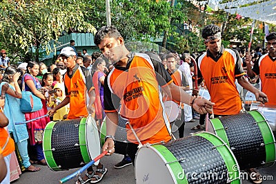 Cochin Carnival 2015 Editorial Stock Photo