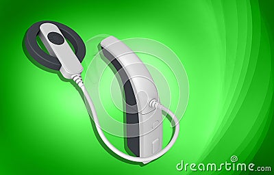 Cochlear Implant Stock Photo