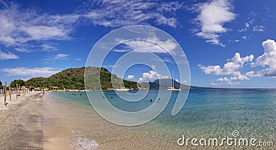 Cockleshell Beach St Kitts 3 Stock Photo