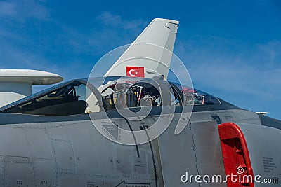 Cockpit Aircraft McDonnell Douglas F-4 Terminator 2020 Phantom II, Editorial Stock Photo
