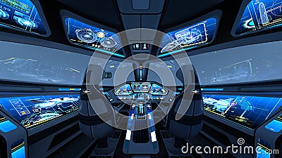 Cockpit Stock Photo