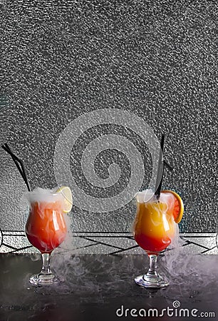 Cocktail cracks Stock Photo